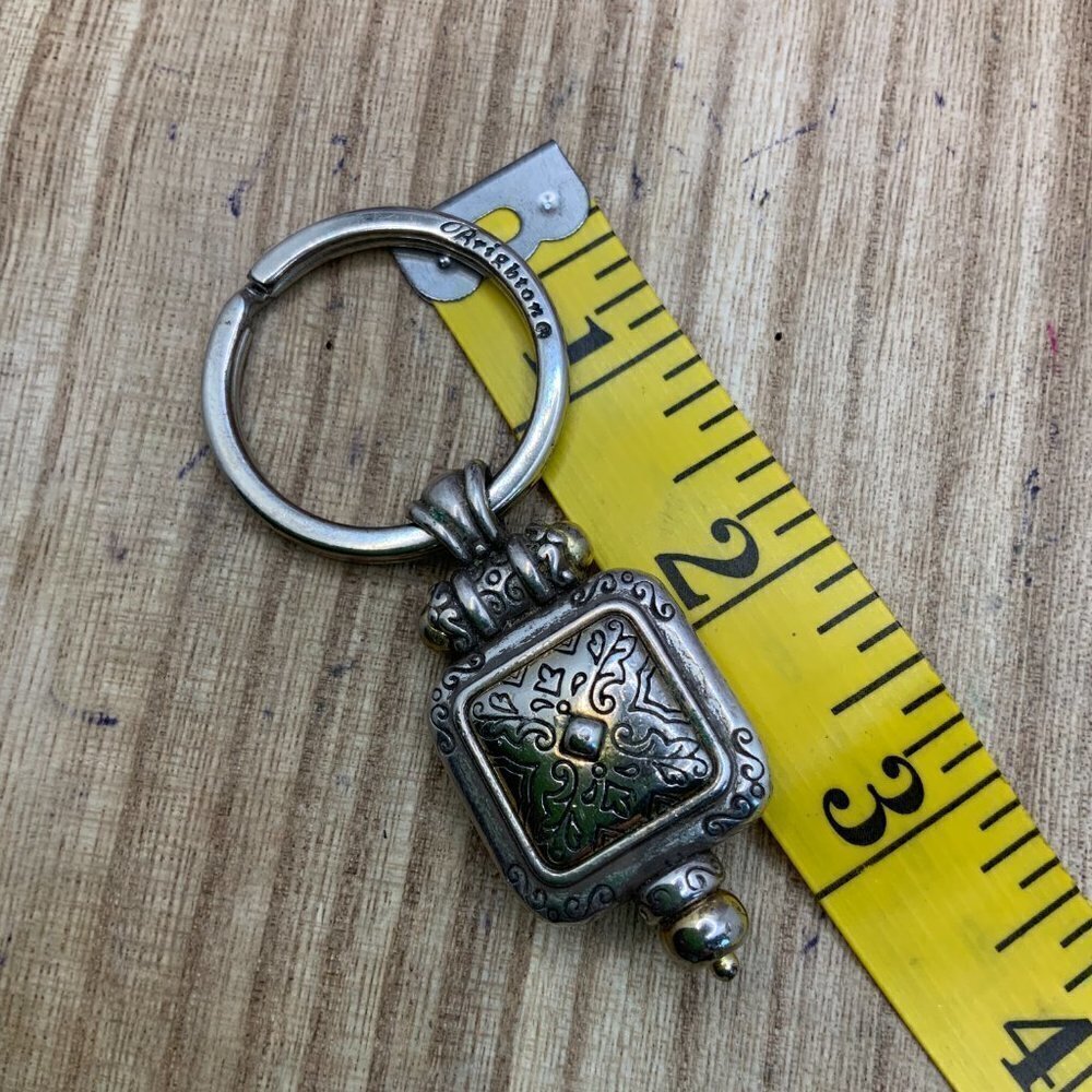 Brighton Vintage Silver Tone Key Ring - Picture 2 of 5